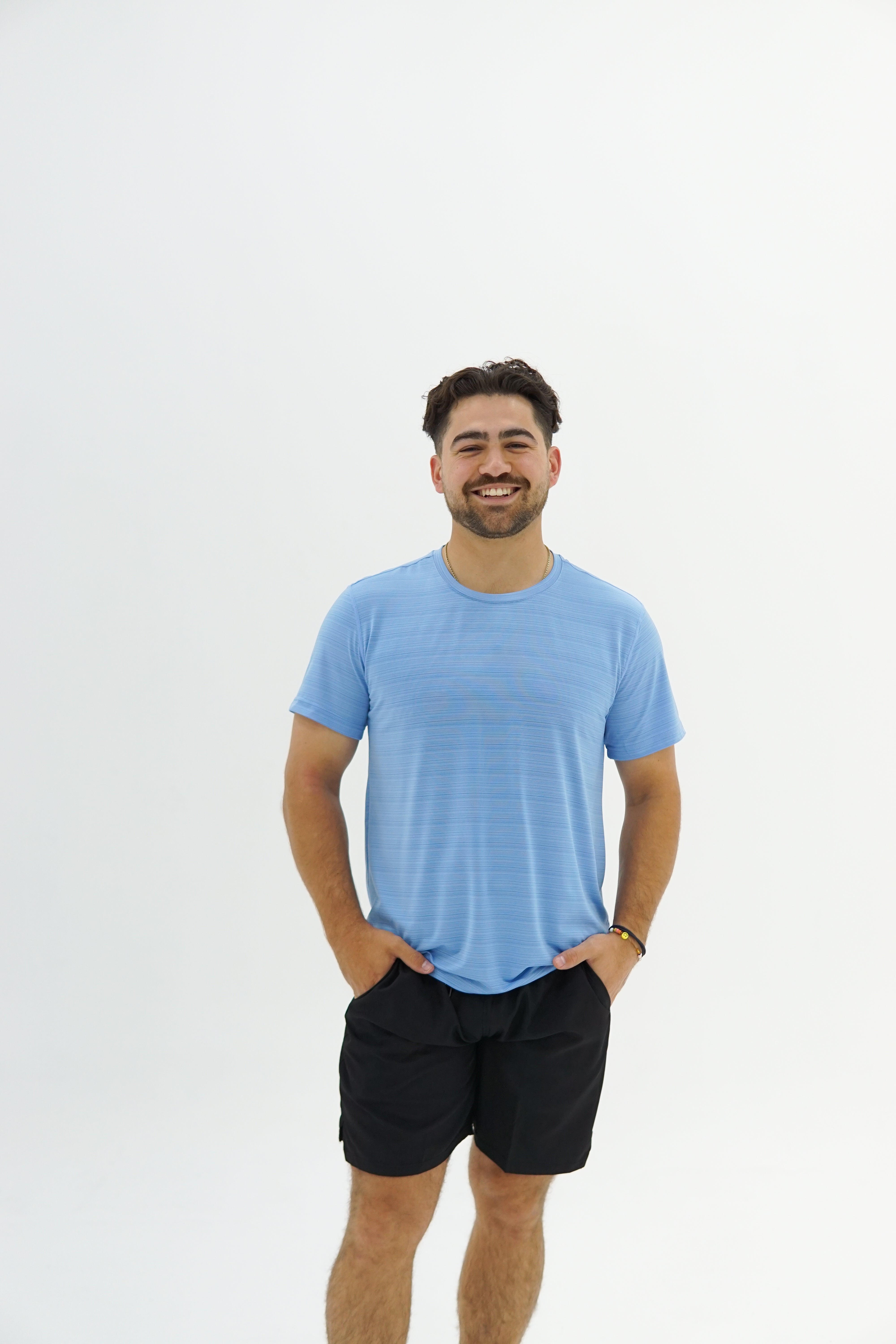 Venture Gym Tee - Celeste